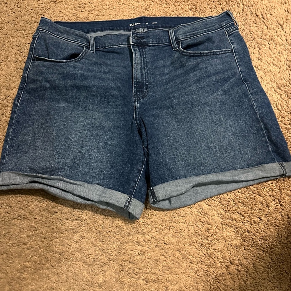 Old Navy Women's Dark Blue Jean Shorts